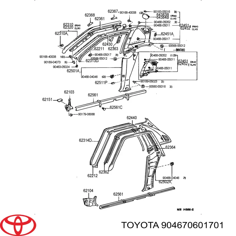  904670601701 Toyota