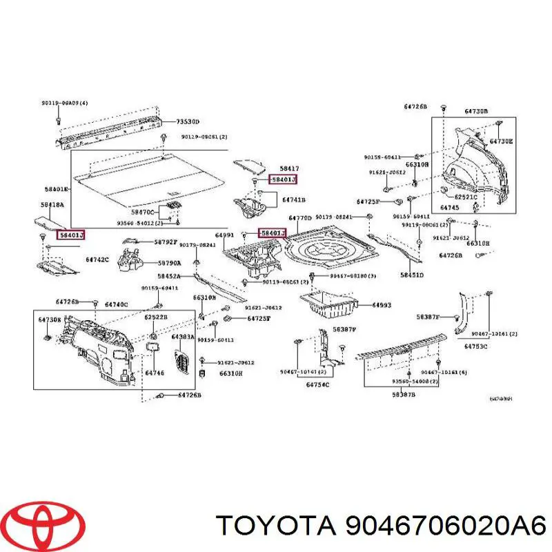  9046706020B4 Toyota