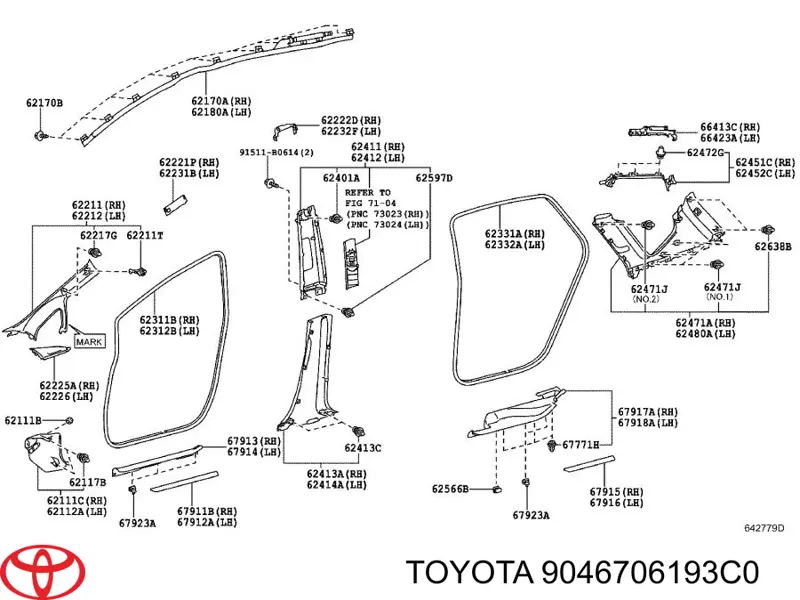 9046706193C0 Toyota 