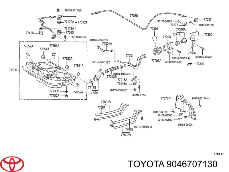  9046707130 Toyota