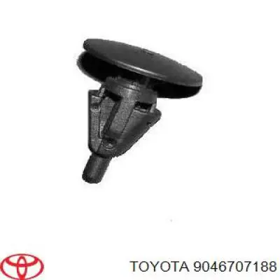Пистон (клип) крепления подкрылка переднего крыла Toyota 9046707188