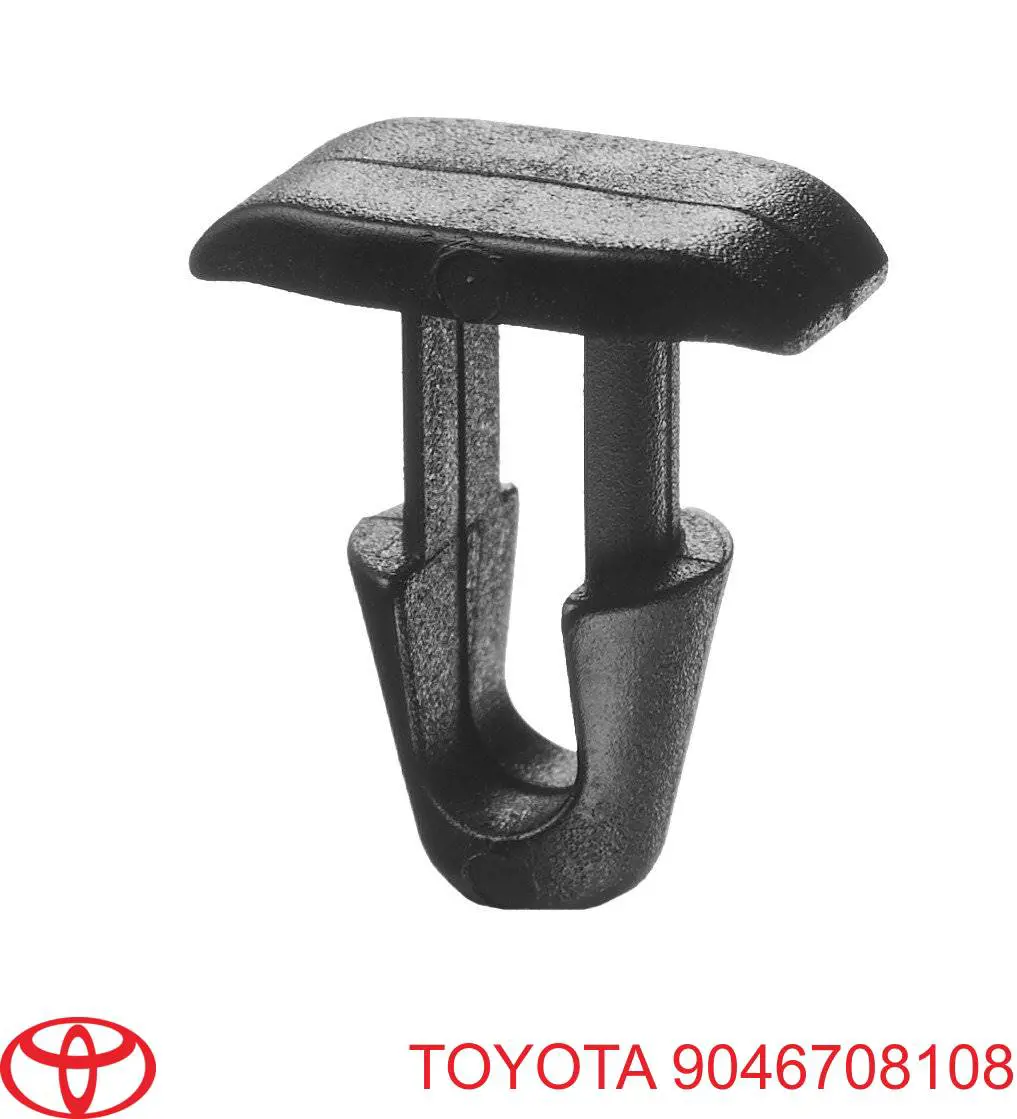 Пистон (клип) крепления подкрылка переднего крыла Toyota 9046708101
