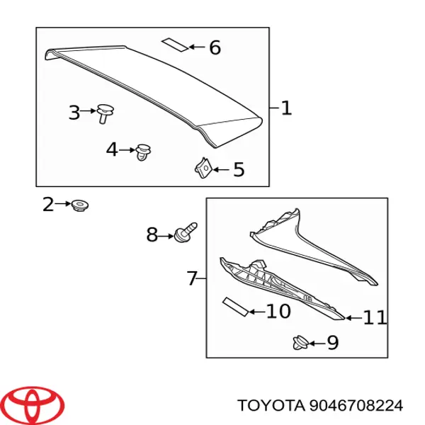  Toyota 9046708224 цена, от 0.72 USD
