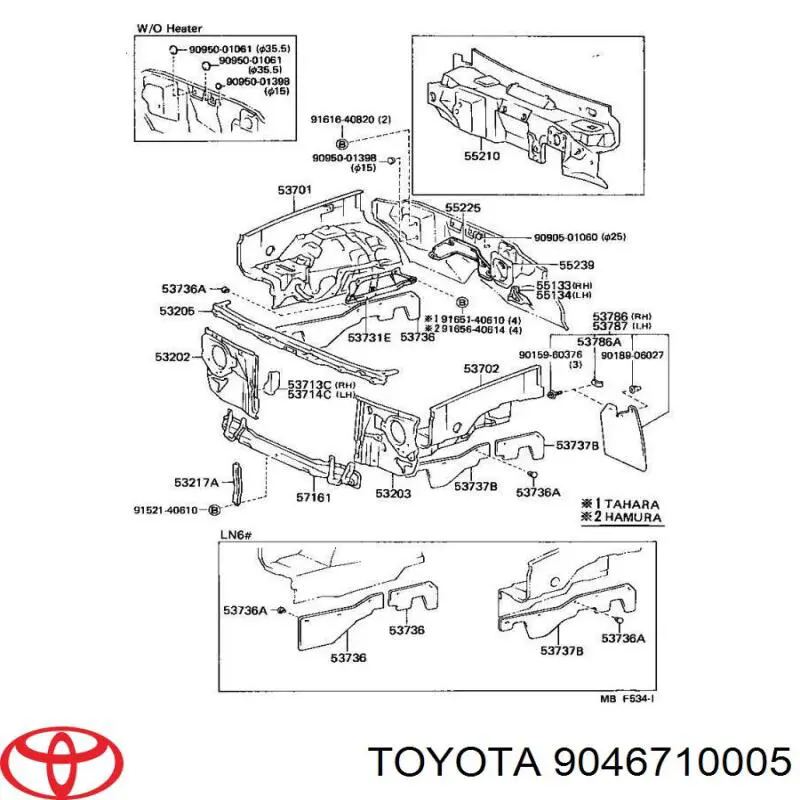 9046710005E0 Toyota 