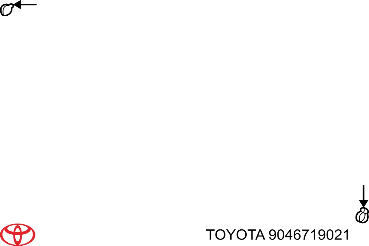 Хомут пильовика кермової рейки 9046719021 Toyota