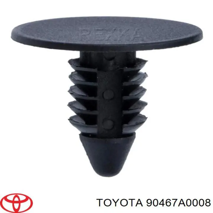Крепеж переднего бампера Toyota 90467A0008 цена, от 0.34 USD
