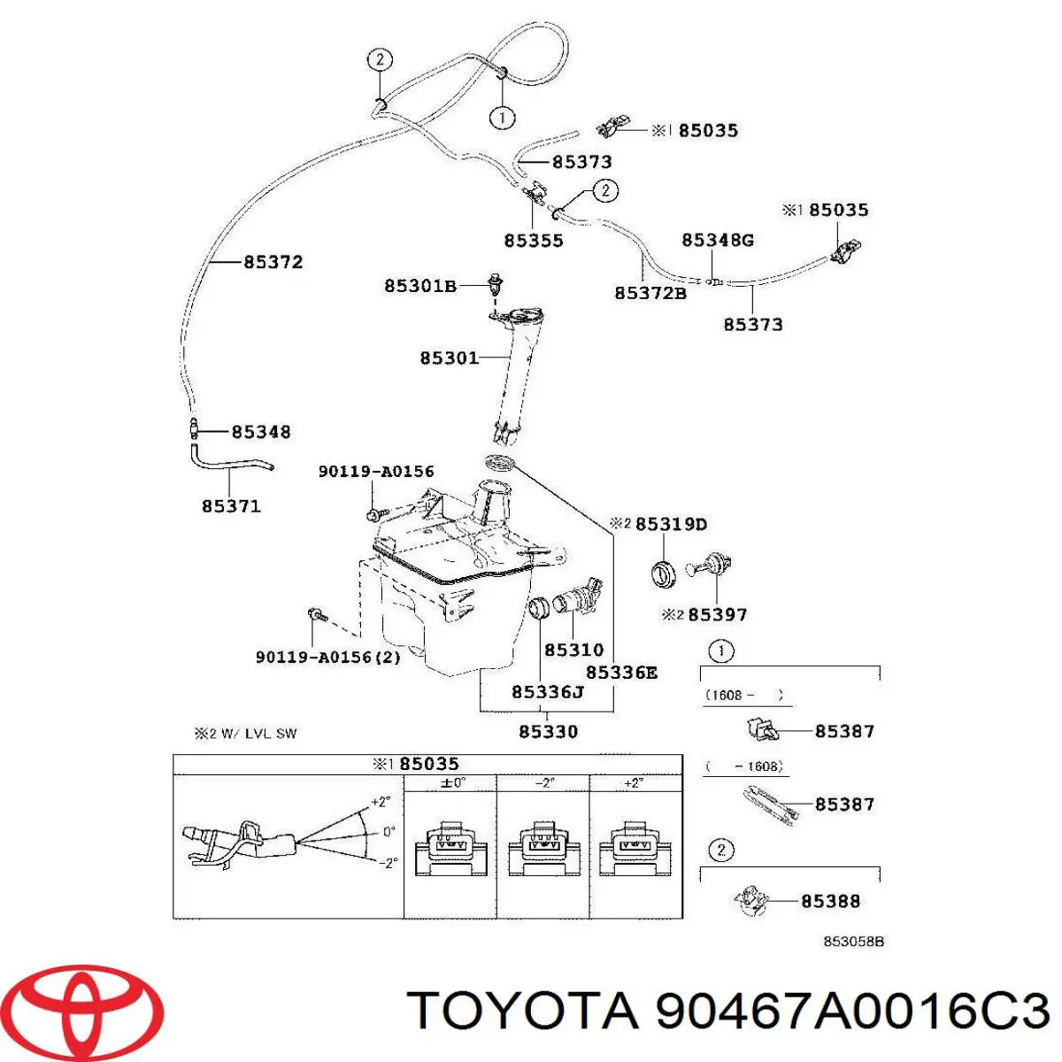  90467A0016C3 Toyota