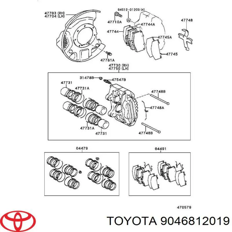 9046812019 Toyota 