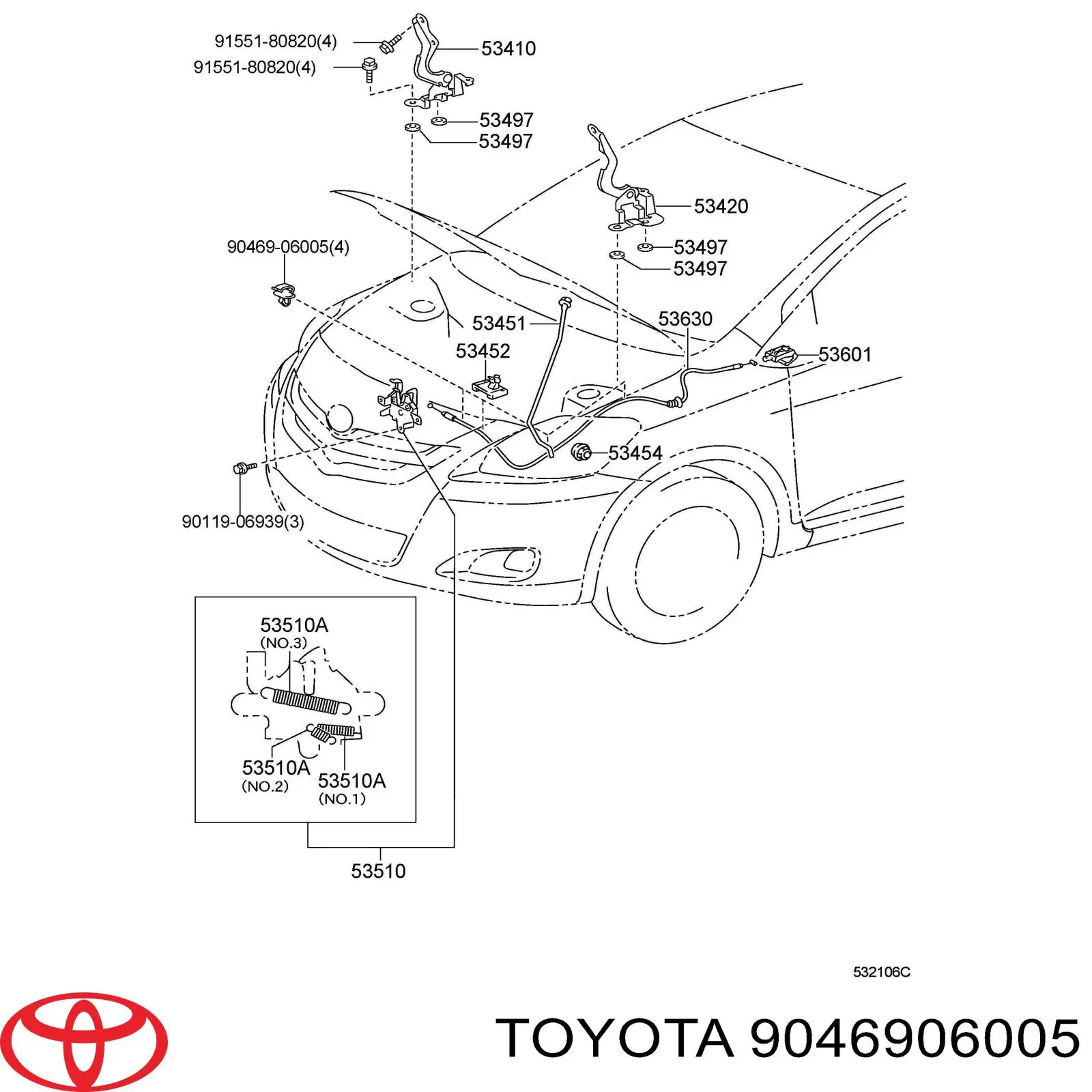  Toyota 9046906005 цена, от 1.34 USD