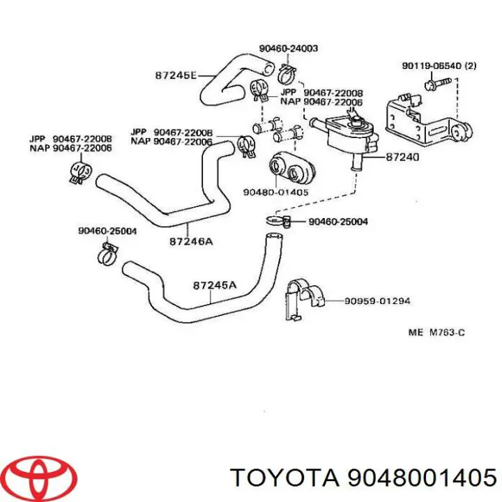 9048001405 Toyota 