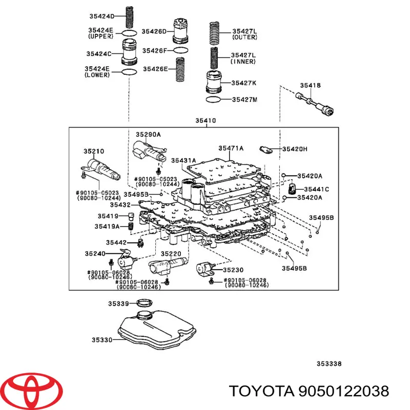 9050122038 Toyota 