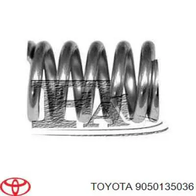 9050135036 Toyota mola de parafuso de fixação de tubo coletor