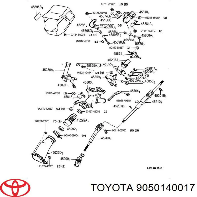  9050140017 Toyota