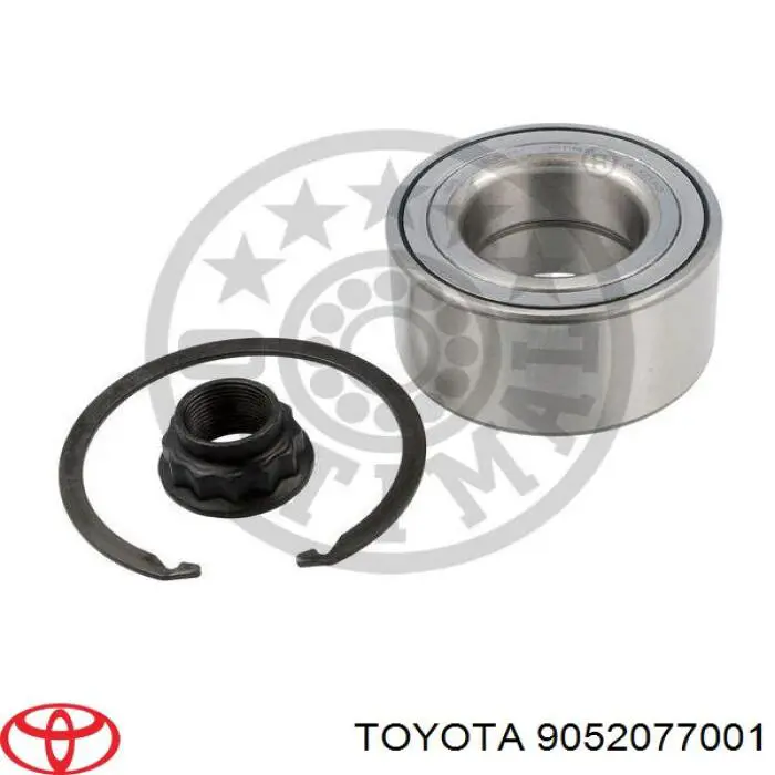 Кольцо стопорное подшипника передней ступицы Toyota 9052077001