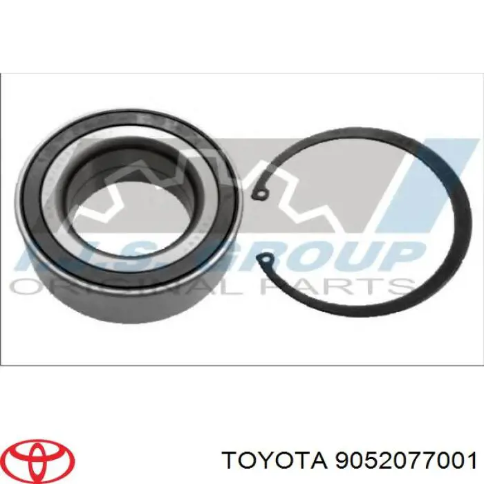 9052077001 Toyota Кольцо стопорное подшипника передней ступицы