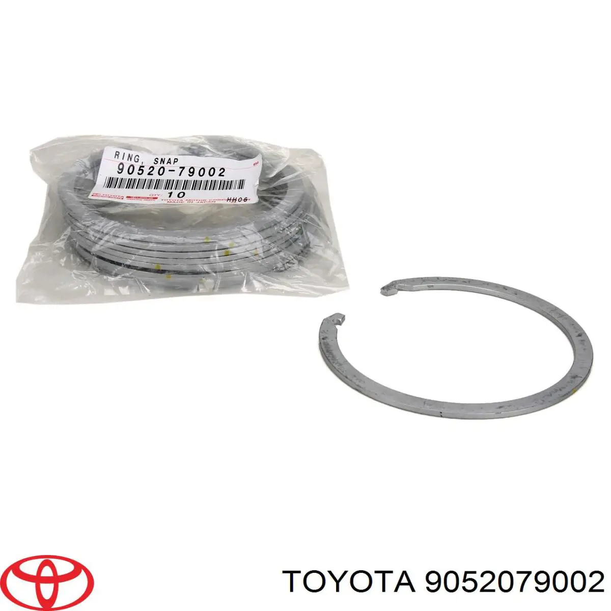 Кольцо стопорное подшипника передней ступицы на Toyota Highlander U4