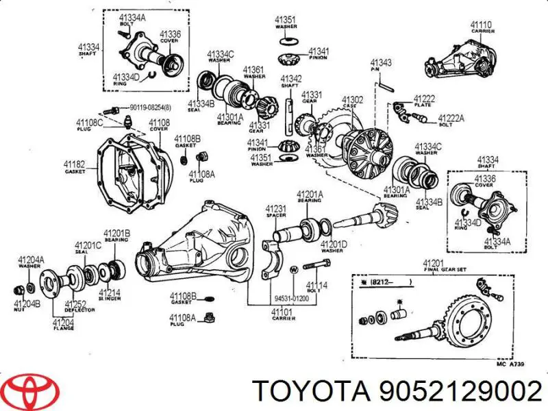 9052129002 Toyota 