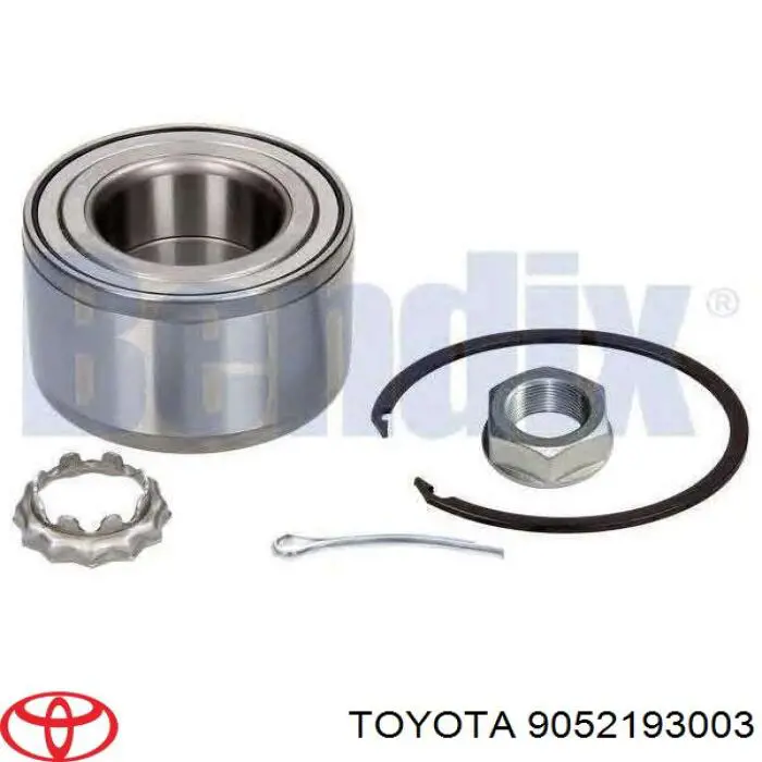 Кольцо стопорное подшипника задней полуоси Toyota 9052193003 цена, от 7.70 USD