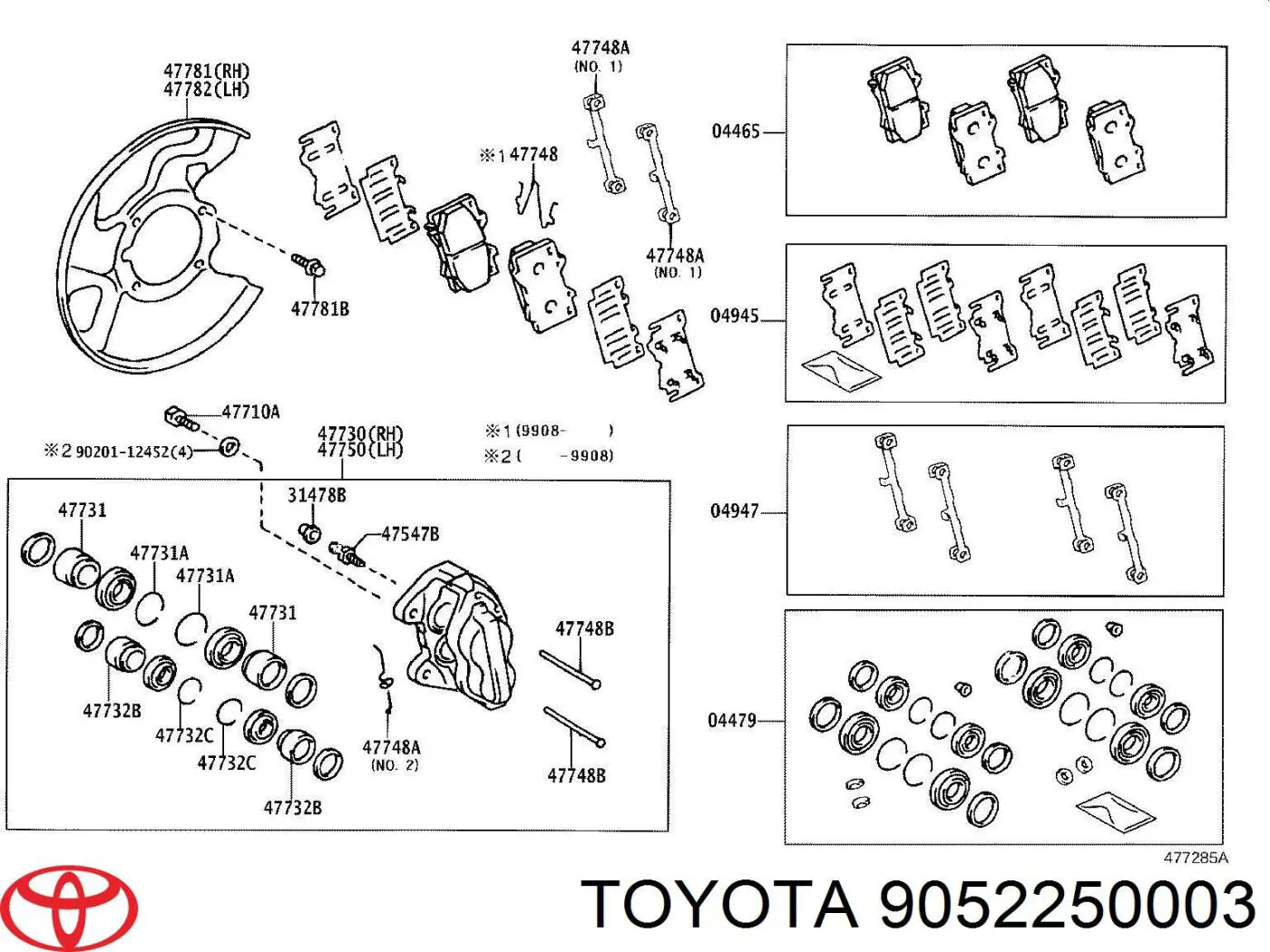 9052250003 Toyota 