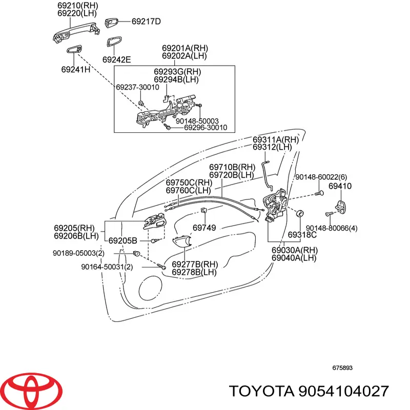  9054104027 Toyota