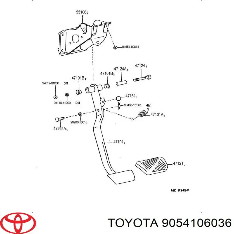 Купить 9054106036 Toyota 