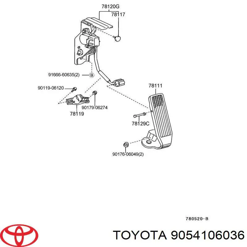  9054106036 Toyota