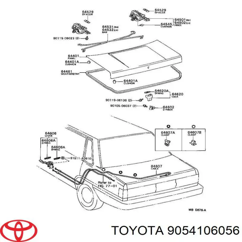  9054106056 Toyota