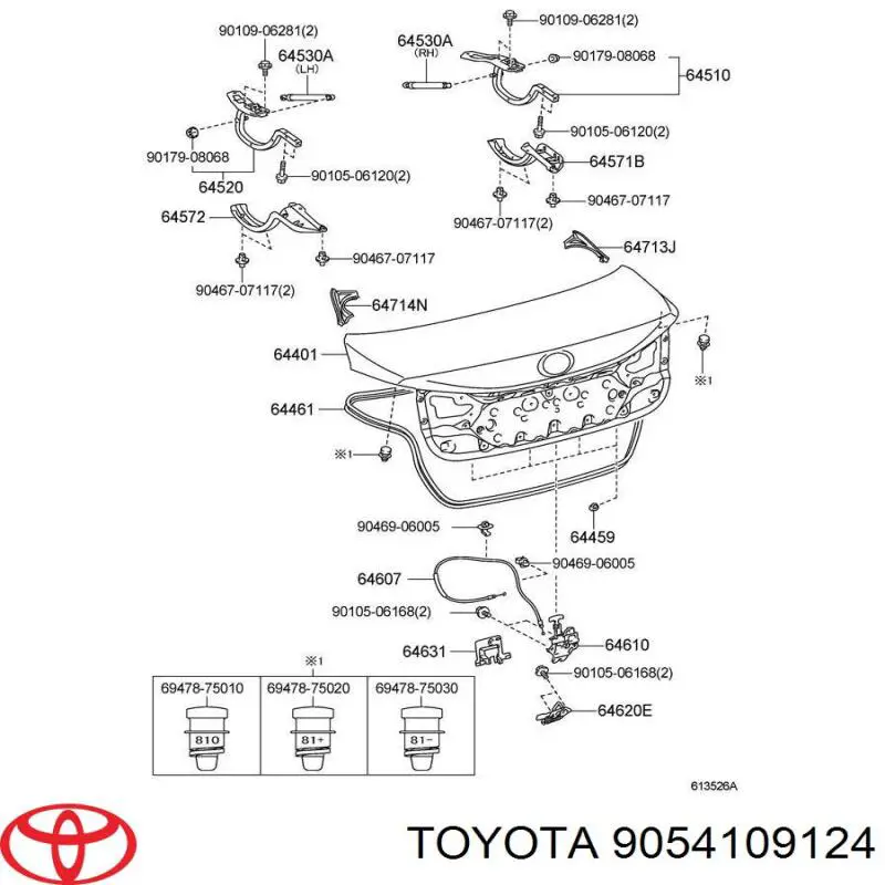 9054109124 Daihatsu 