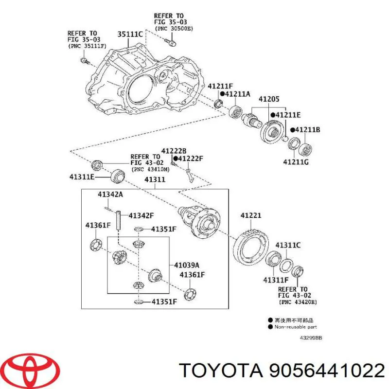 9056441022 Toyota 