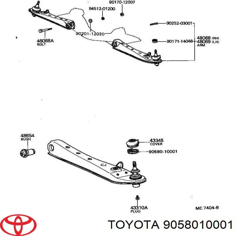  Toyota 9058010001 цена, от 1.13 USD