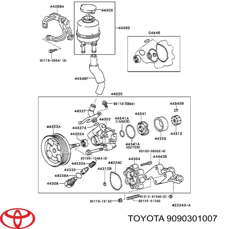 9090301007 Toyota 