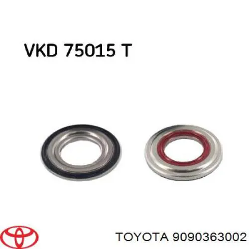 9090363002 Toyota подшипник опорный амортизатора переднего