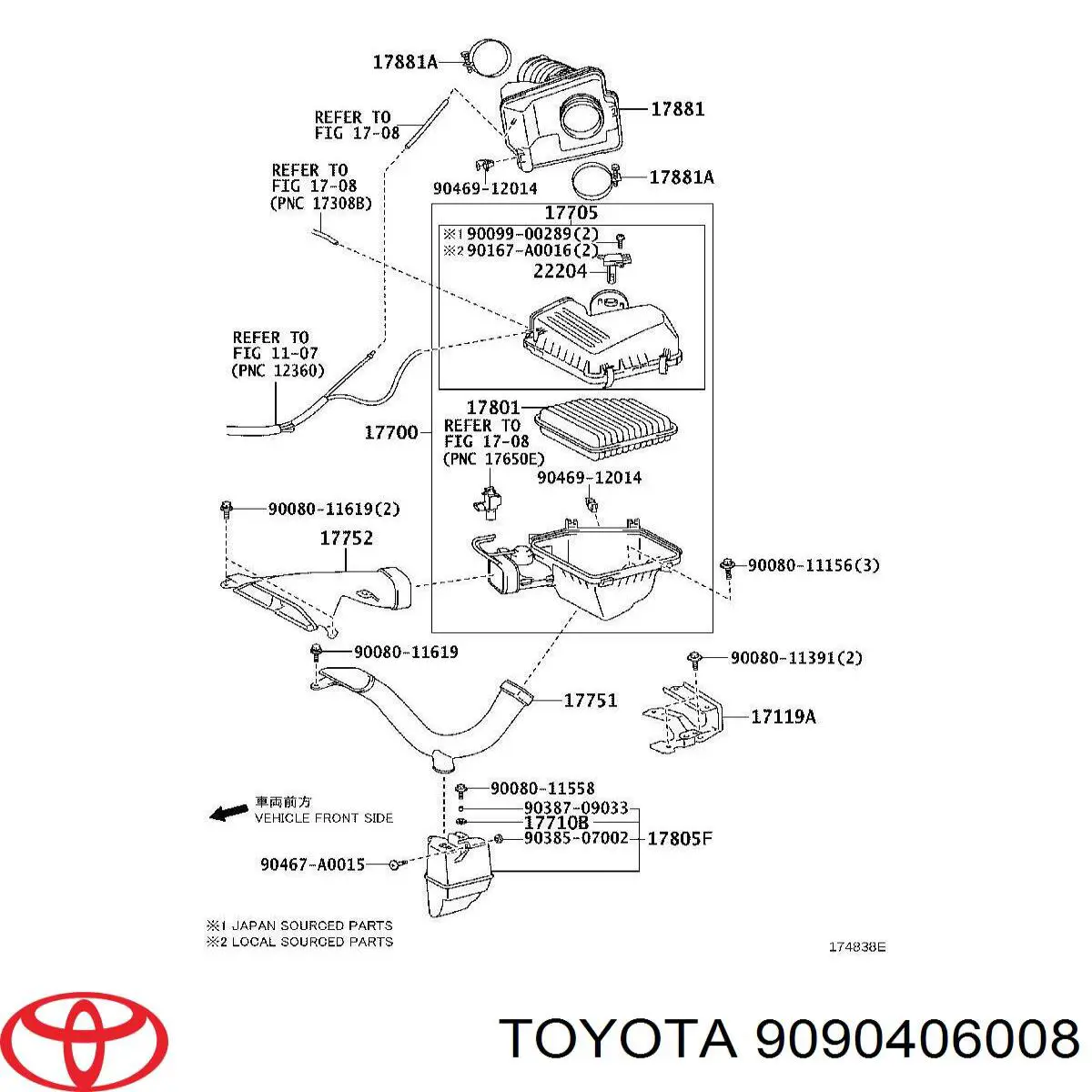 9090406008 Toyota 