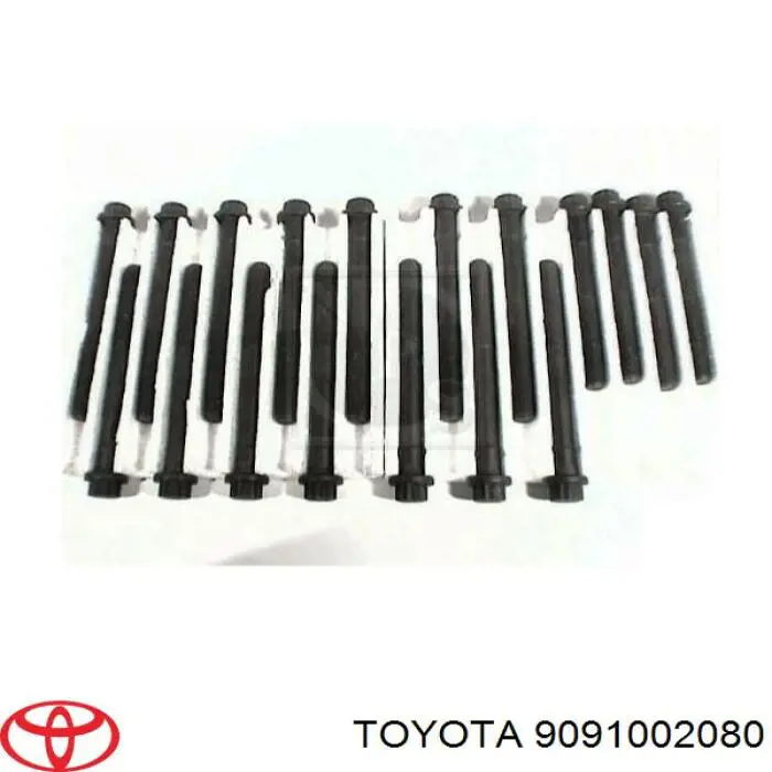 9091002080 Toyota parafuso de cabeça de motor (cbc)