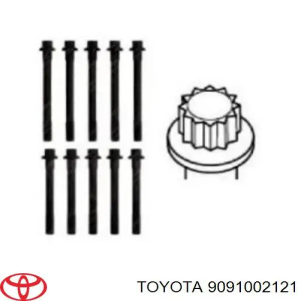 Tornillo de culata 9091002121 Toyota