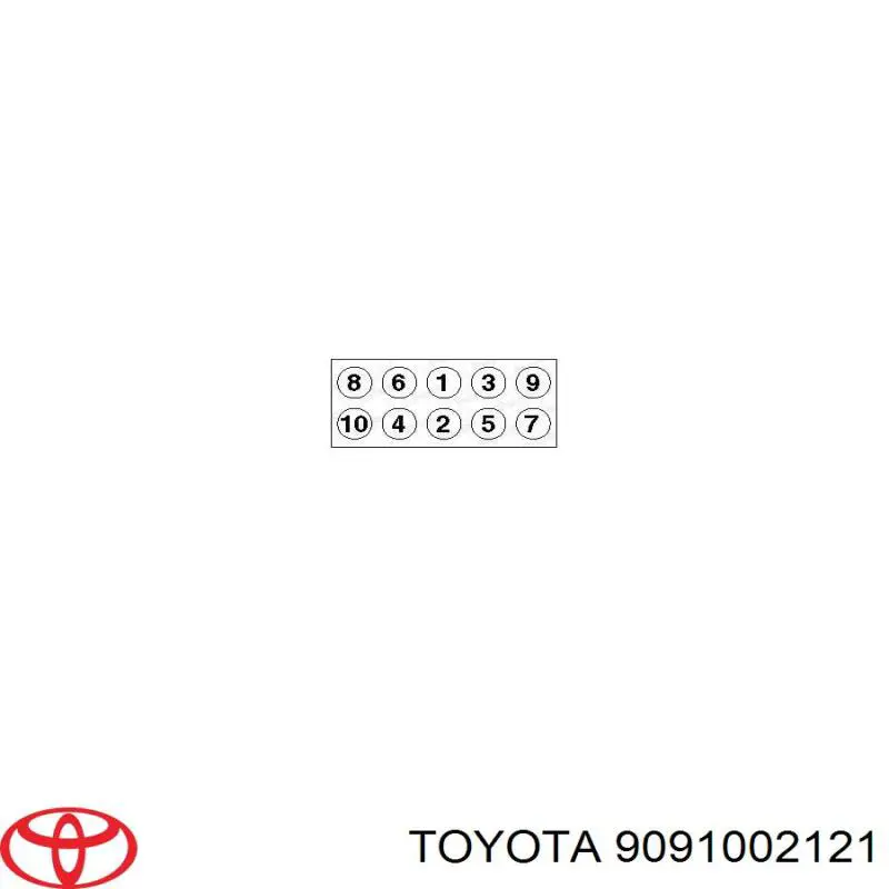 Болт головки блока цилиндров, ГБЦ Toyota 9010910059 цена, от 6.81 USD