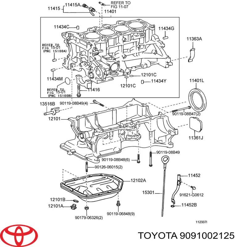  9091002125 Toyota