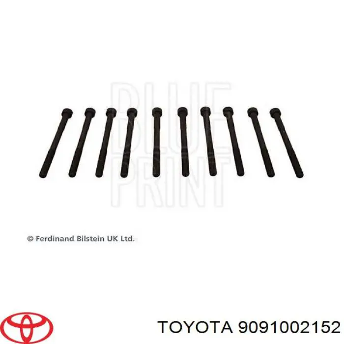 Болт головки блока цилиндров (ГБЦ) Toyota 9091002152