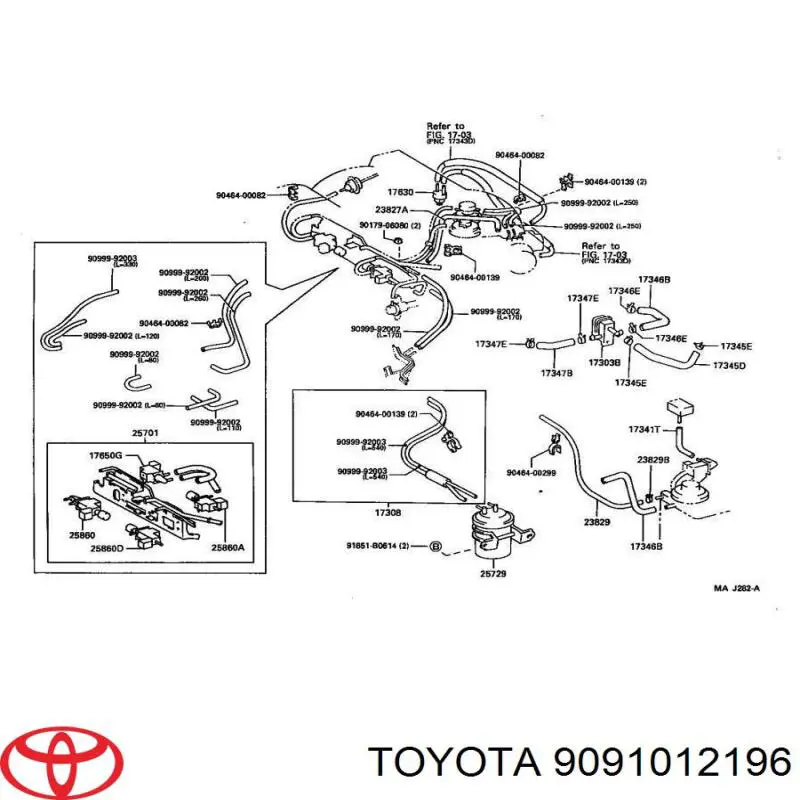  Toyota 9091012196 цена, от 25.42 USD