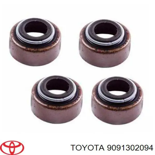 Сальник клапана (маслосъемный), впуск/выпуск Toyota 9091302094