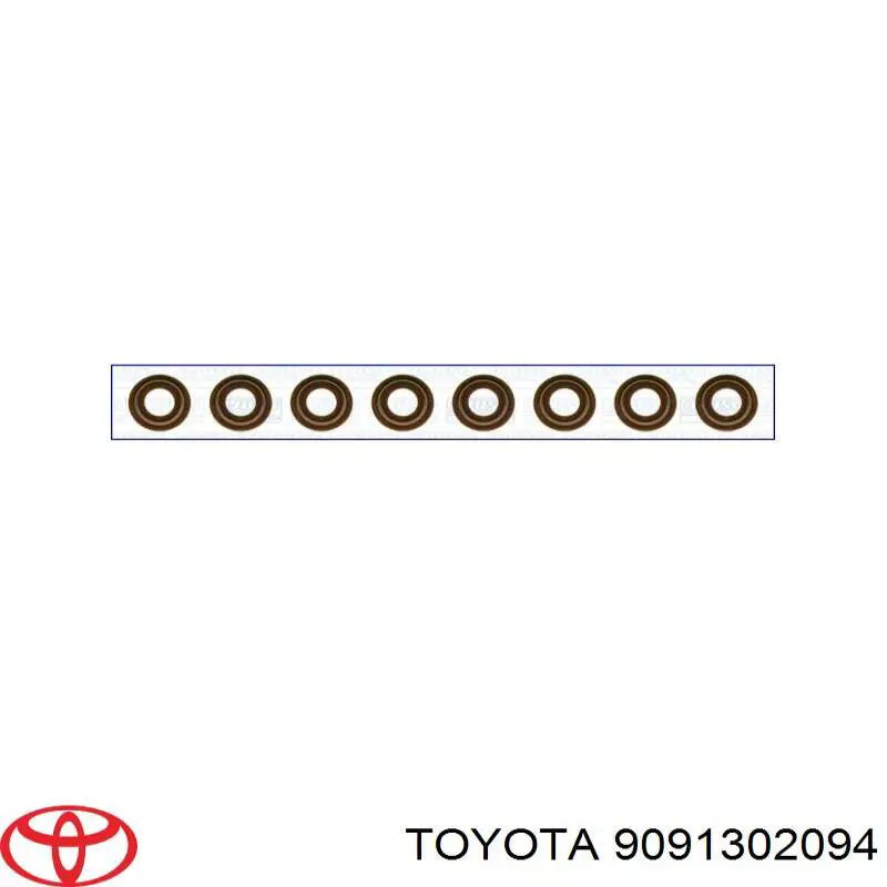 Маслосъемный сальник клапана впуск/выпуск Toyota 9091302094 цена, от 2.02 USD