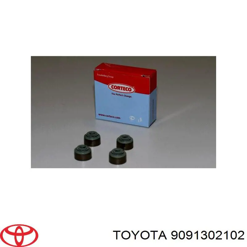 9091302102 Toyota сальник клапана (маслосъемный, впуск/выпуск)
