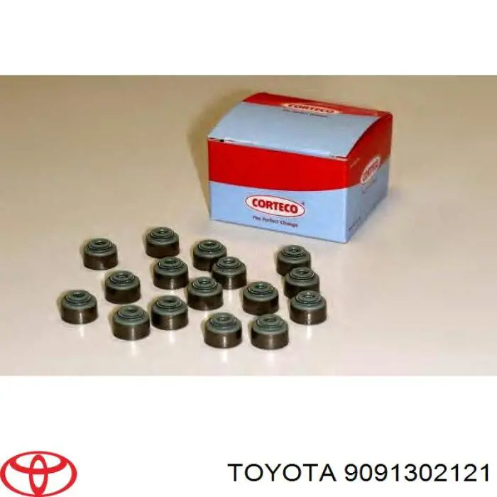 9091302121 Toyota сальник клапана (маслосъемный, впуск/выпуск)