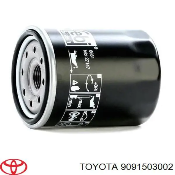 Фильтр очистки масла центробежный Toyota 9091503002 цена, от 7.25 USD