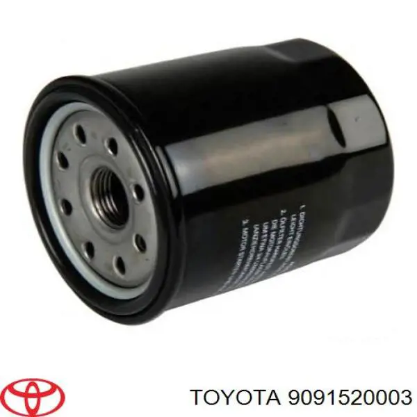 9091520003 Toyota filtro de óleo