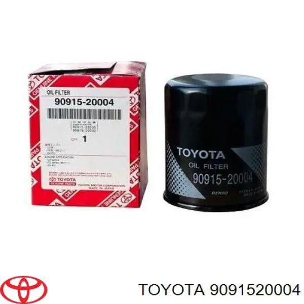 9091520004 TOYOTA Filtro de aceite original y equivalente