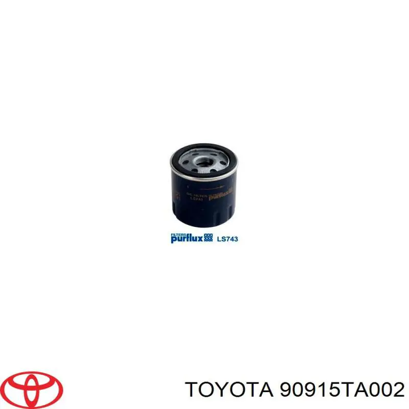 Фильтр масла Toyota 90915TA002