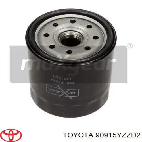 90915YZZD2 TOYOTA Filtro de aceite original y equivalente