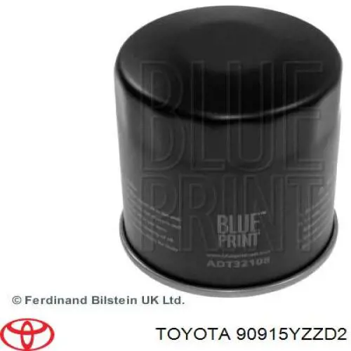 Купить 90915YZZD2 Toyota Фильтр центробежный очистки масла