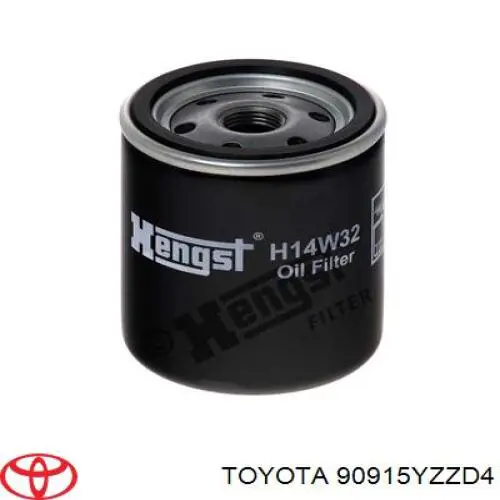 90915YZZD4 Toyota Масляный фильтр двигателя